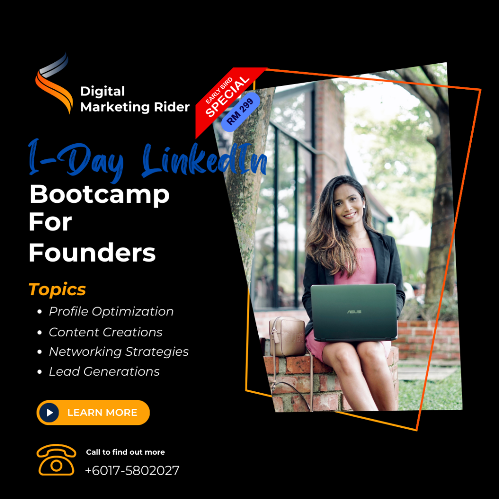 1-Day LinkedIn Bootcamp for Founders – Training, Coaching and Consultation